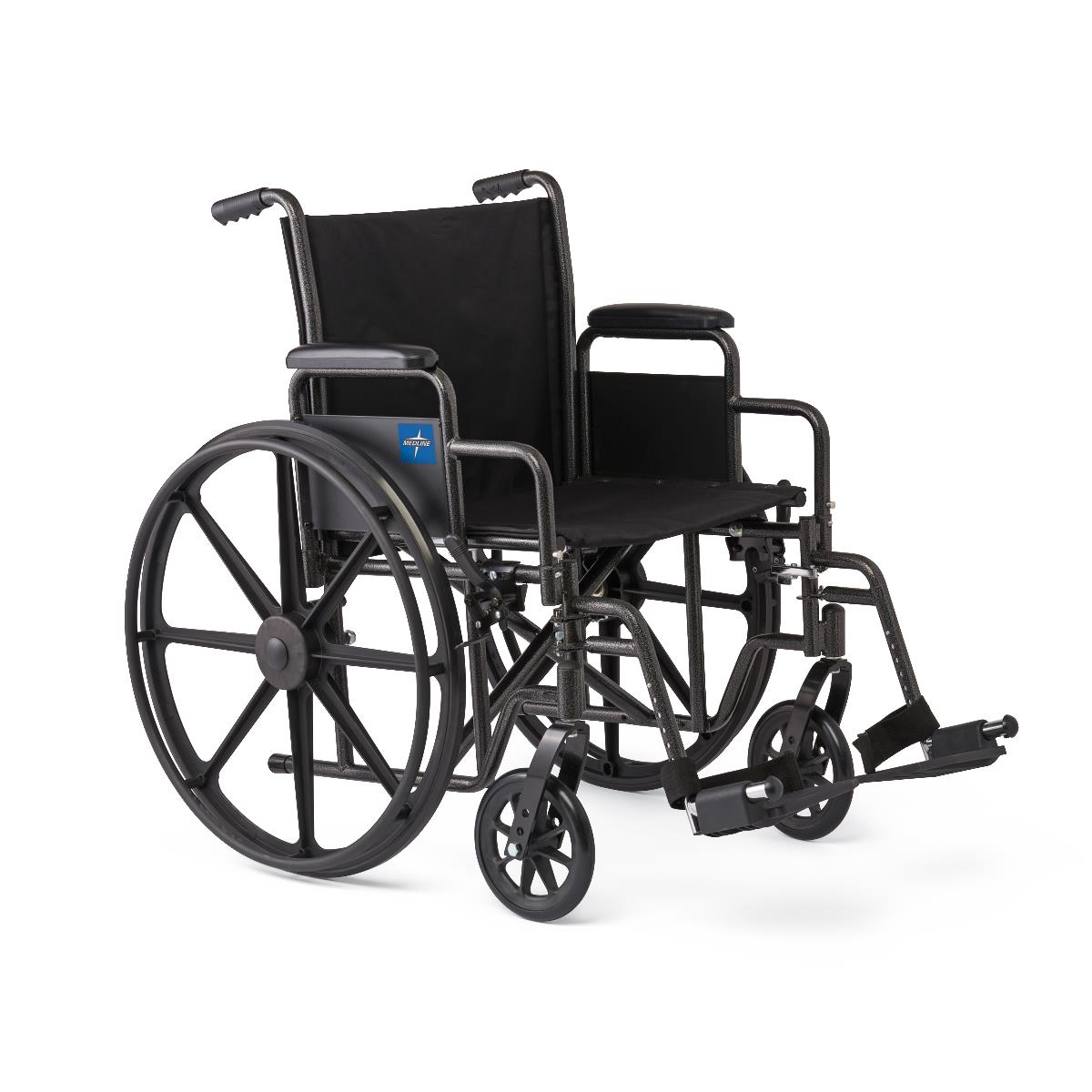 Medline 18in wheelchair basic | Valley Medical Supply