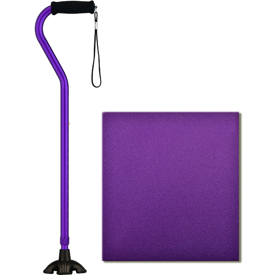 Nova joy sugarcane purple quad tip cane valley medical supply
